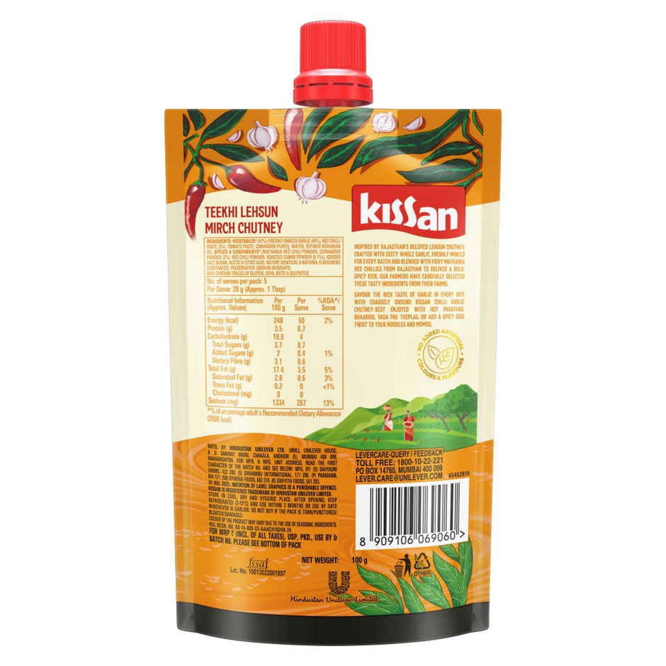 Kissan Teekhi Lehsun Mirch Chutney Doy