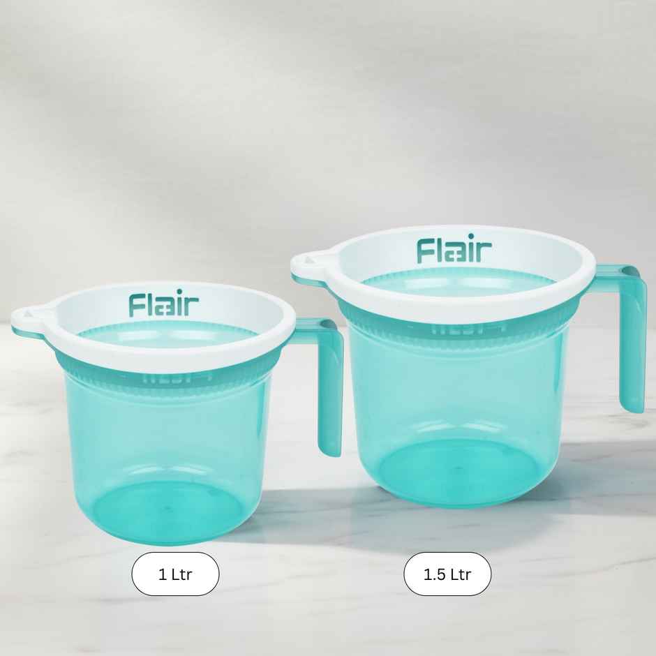 Flair Estella Crystal | Bath Mug | 1 Litre | Green