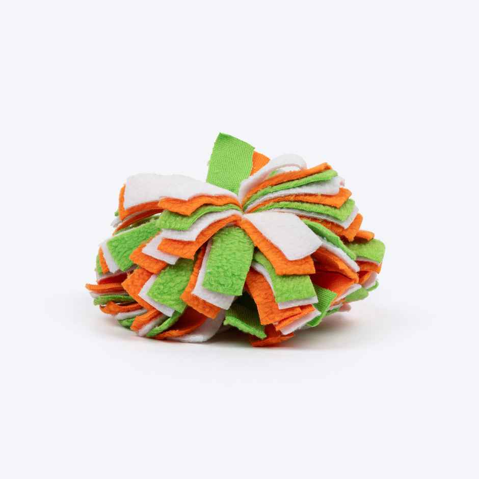 TLC Furry Fleece Ball Interactive Toy for Cats Multicolor