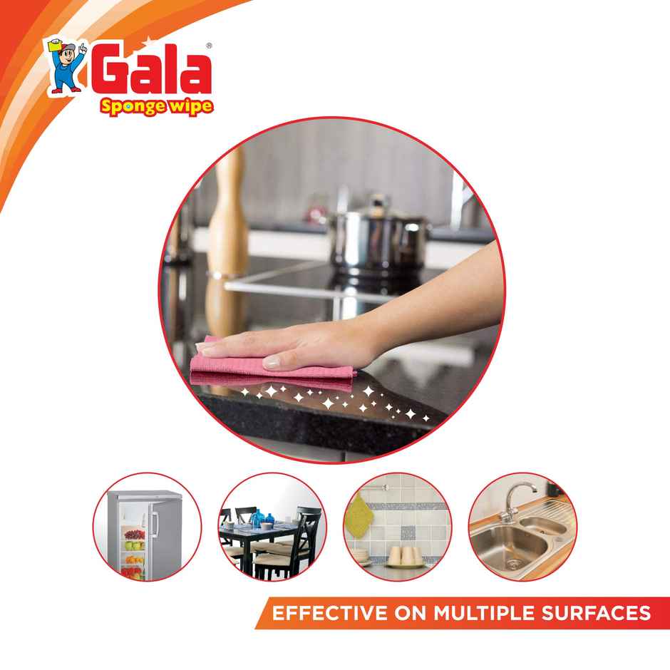 Gala Kitchen Sponge Wipe | Multicolor | Pack of 3