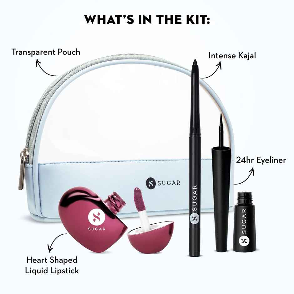 SUGAR Waterproof Makeup Kit | Rakhi Kit | Long-Lasting Makeup Essentials