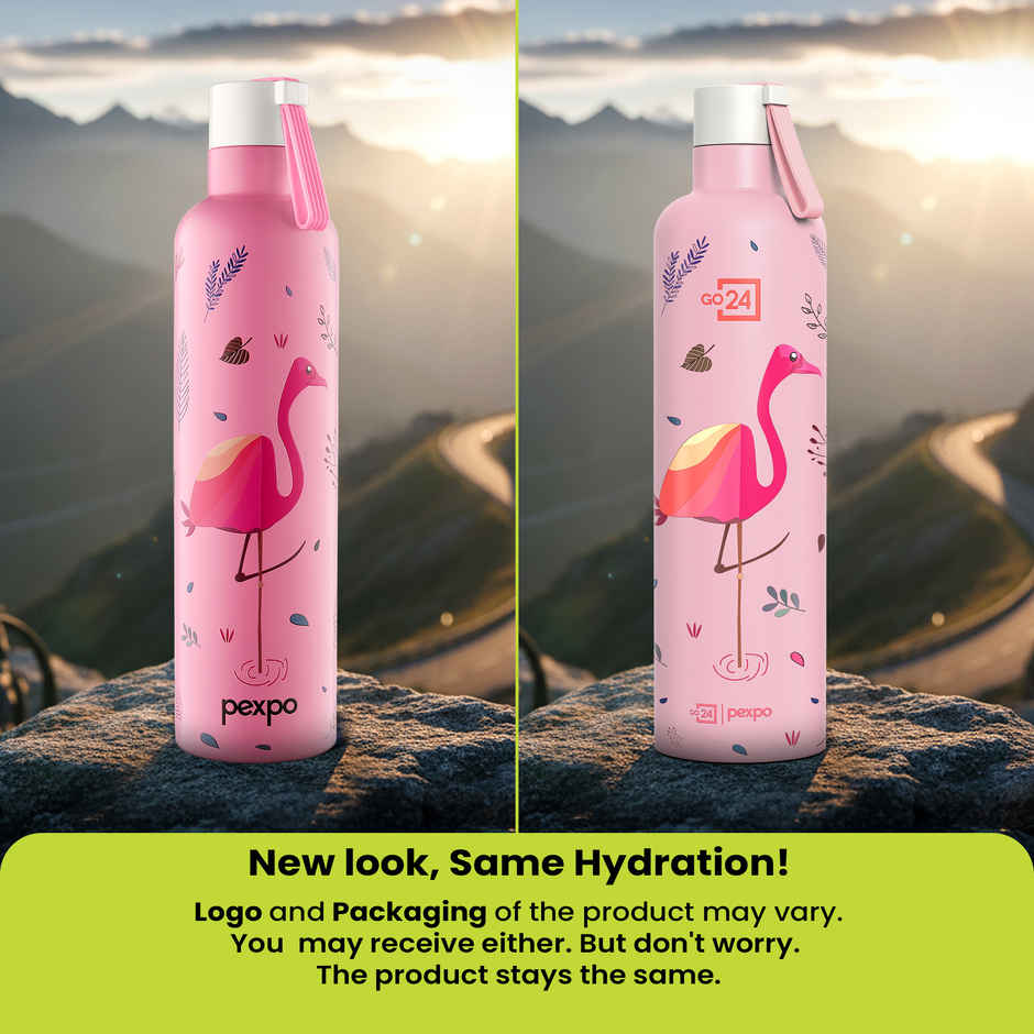 Go24 Oslo Stainless Steel Hot & Cold Water Bottle | Leakproof | 3-Layer Insulation