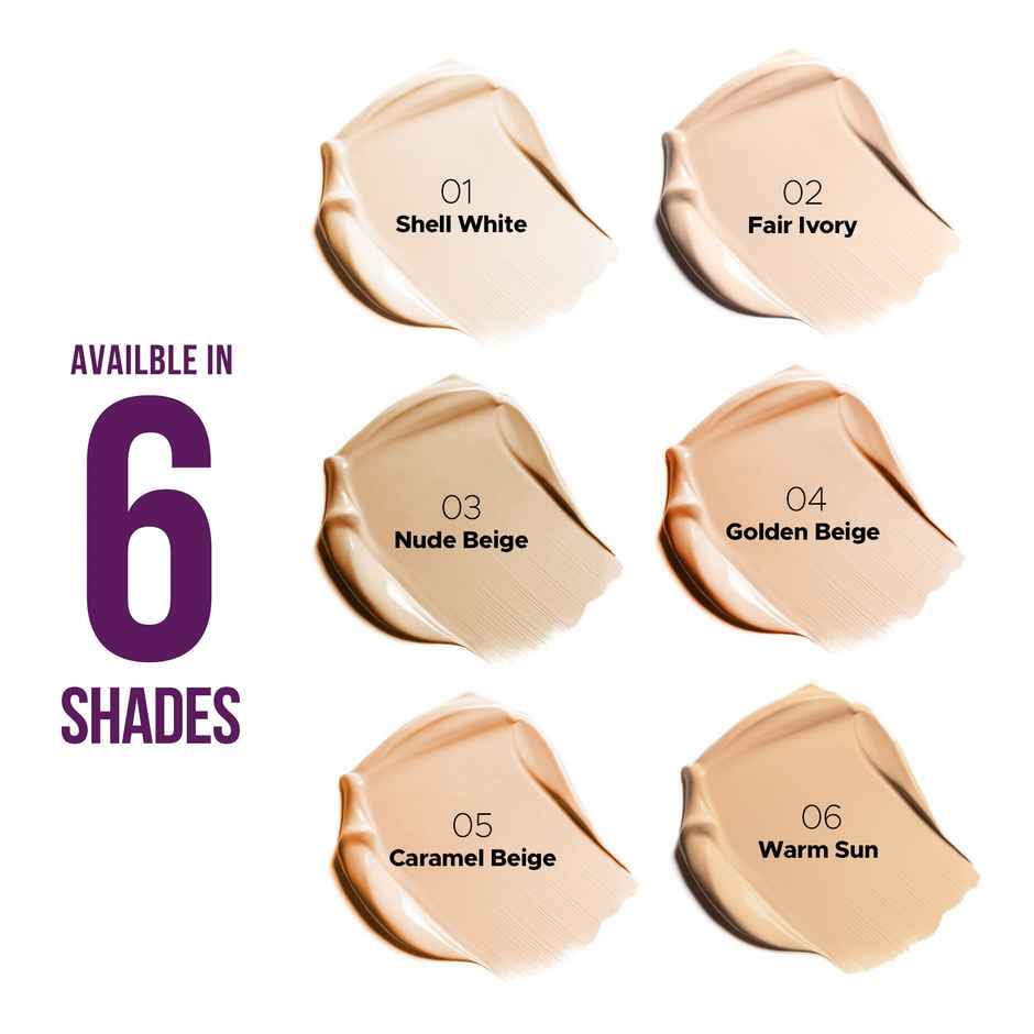 Hilary Rhoda Super Cover Foundation | Waterproof Foundation | Fair Ivory - Shade 02