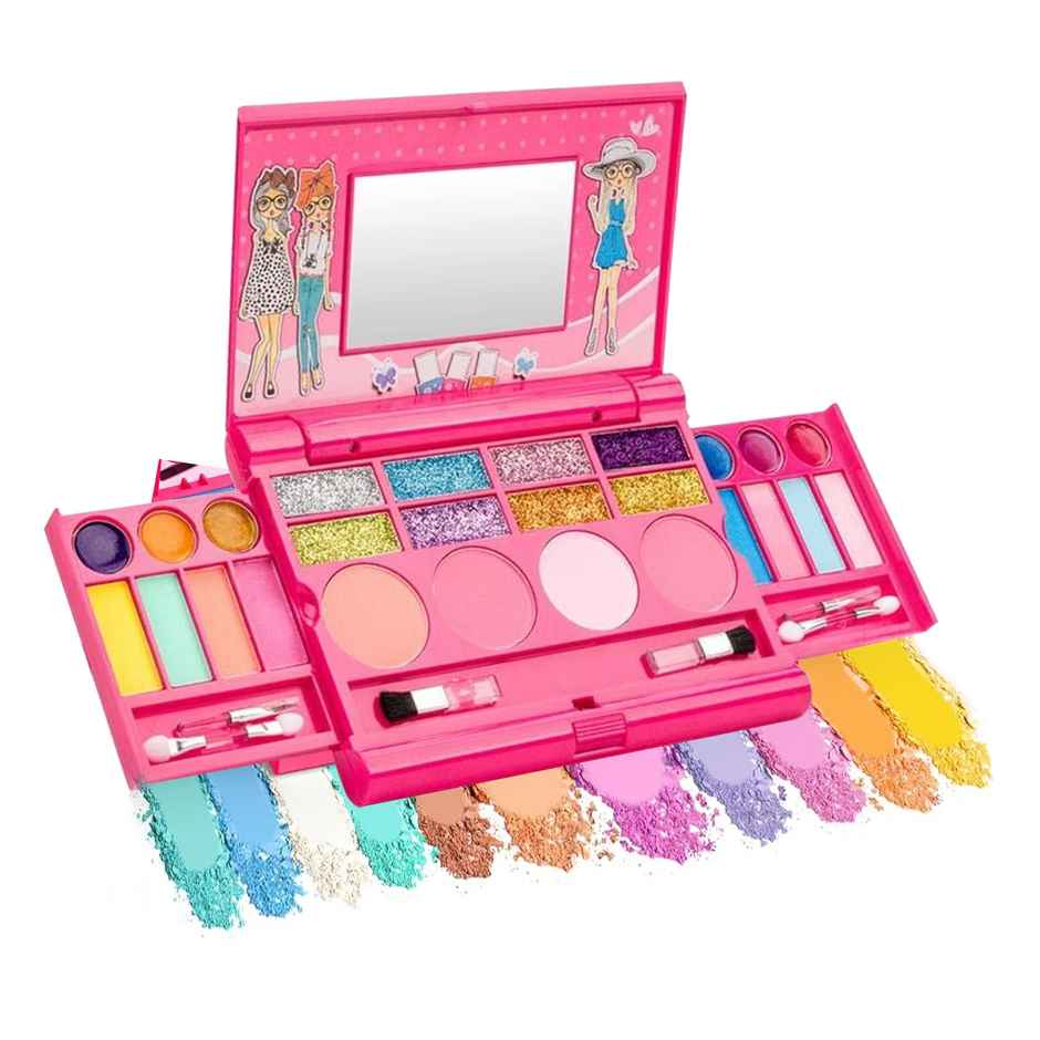 Kidology Makeup Kit for Girls | Unicorn Toy for Girls | Non-Toxic Washable Cosmetic Set for Girls