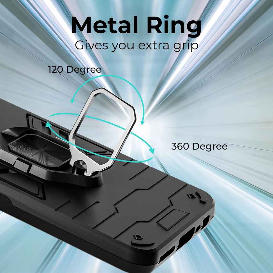 Artistque Case for Infinix Smart 9 HD 5G Back Cover | Ring Stand Armor Cover