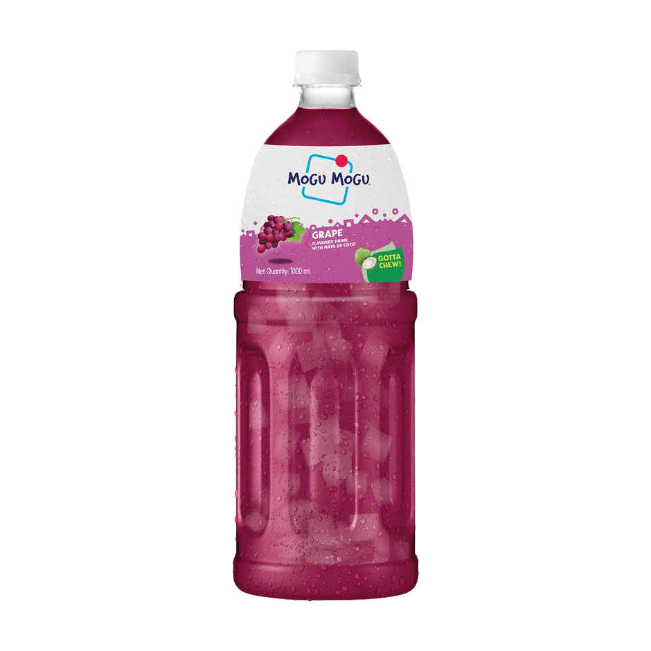 Mogu Mogu Grape Fruit Drink with Nata de Coco