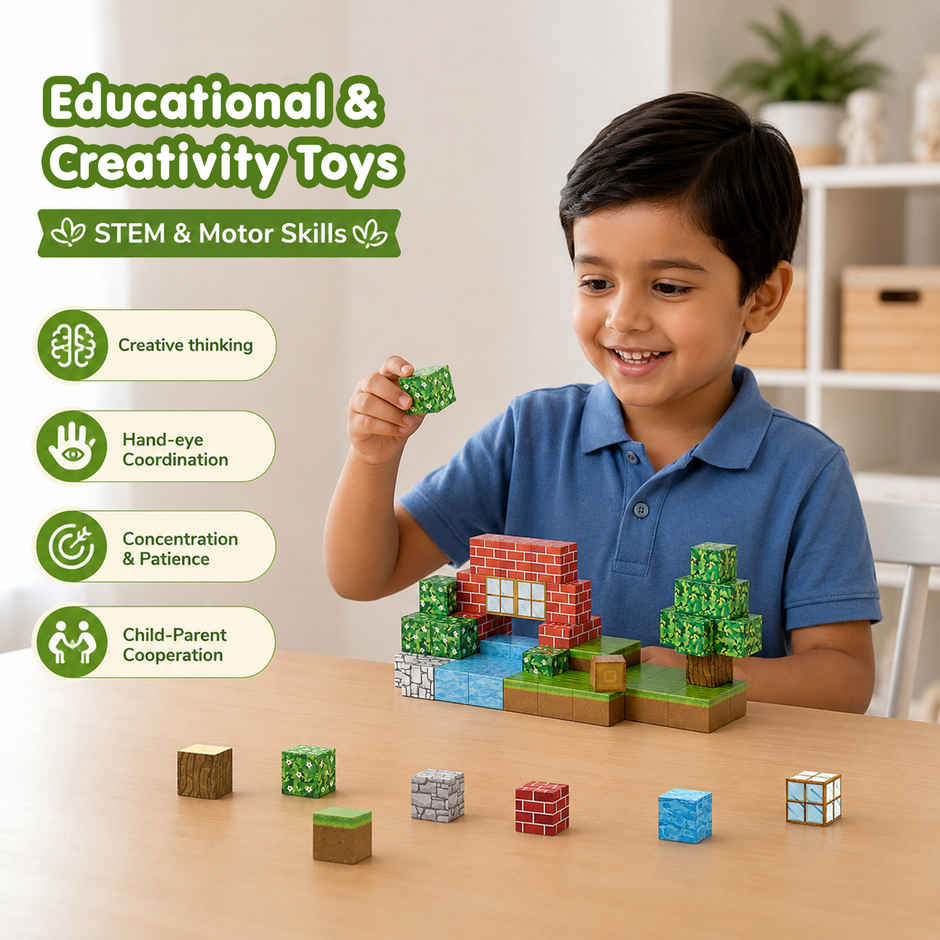 Kidology Magnetic Building Blocks For Kids