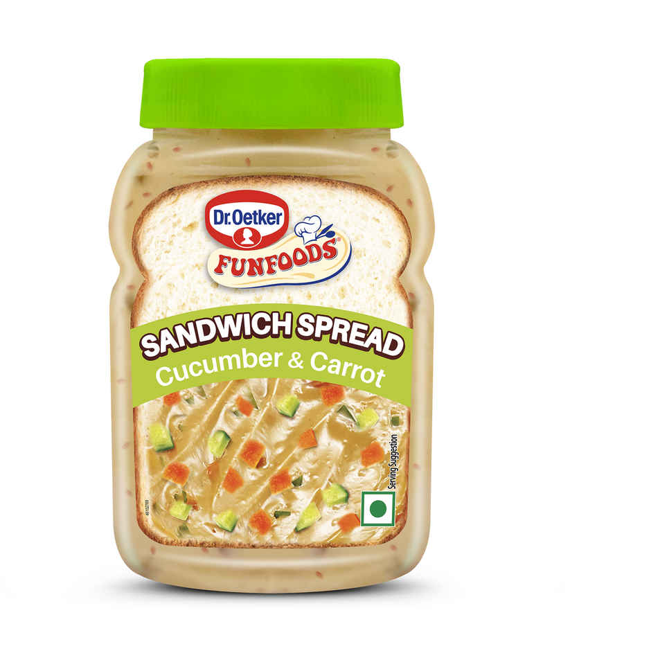 Dr. Oetker Fun Foods Veg Cucumber & Carrot Sandwich Spread