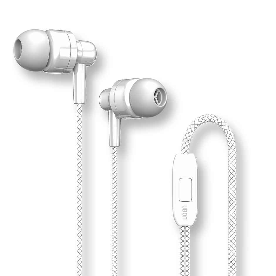 UBON B6 Wired Earphones | Stereo Sound | BIG Daddy Bass | High Quality and Lightweight | Soft Cable