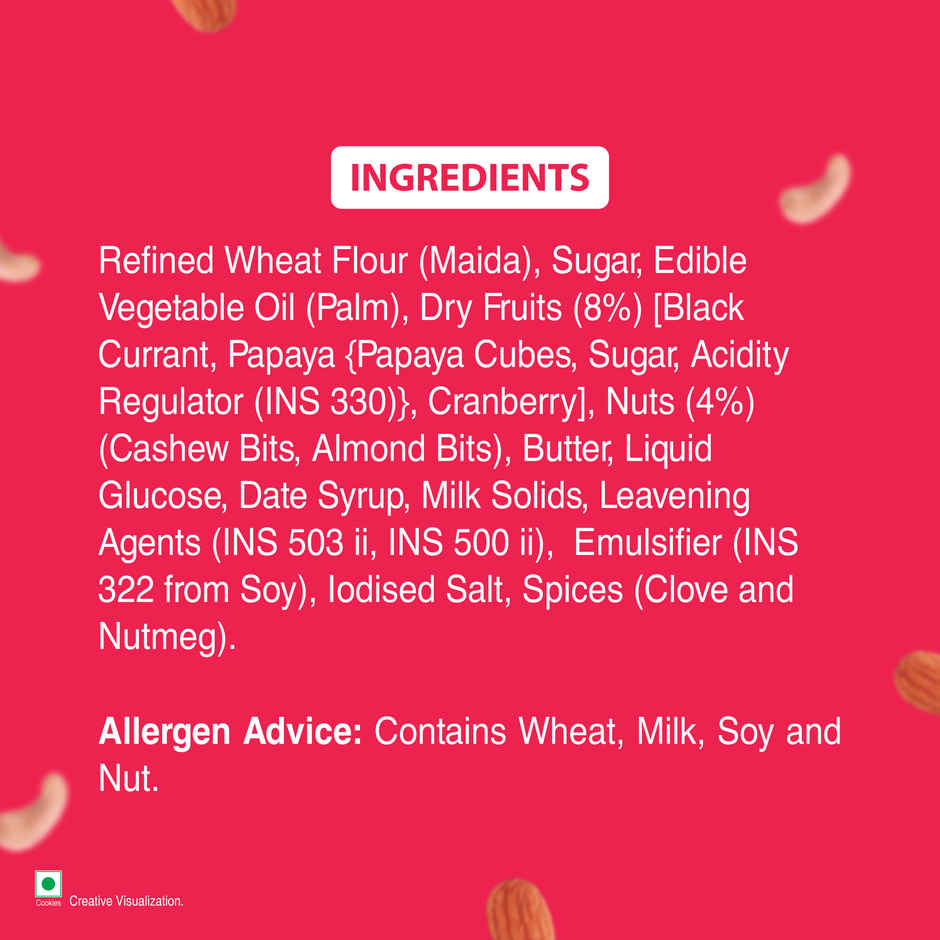 UNIBIC Cookies - Fruit & Nut