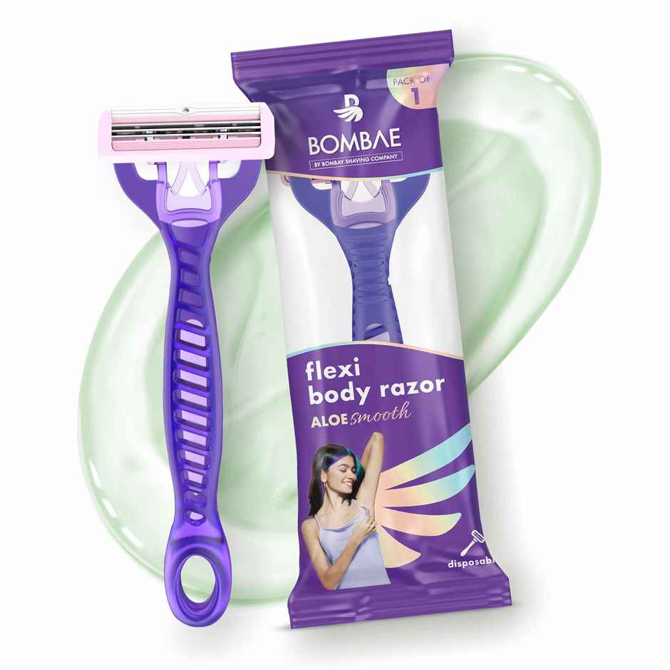 Bombae Vitamin E & Aloe Hair Removal Body Razor for Women