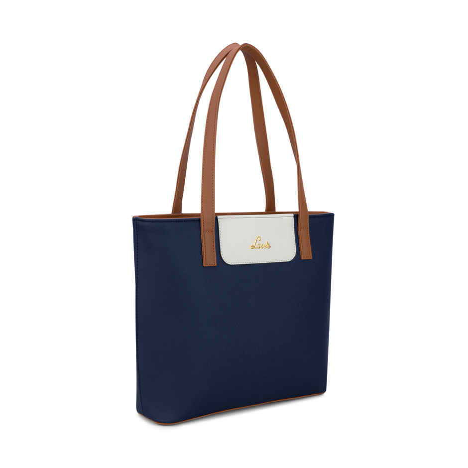Lavie Women's Colourblock Jossie Tote Handbag | Navy Blue