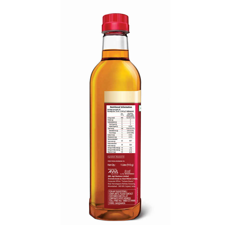 Fortune Premio Cold Pressed Mustard Oil