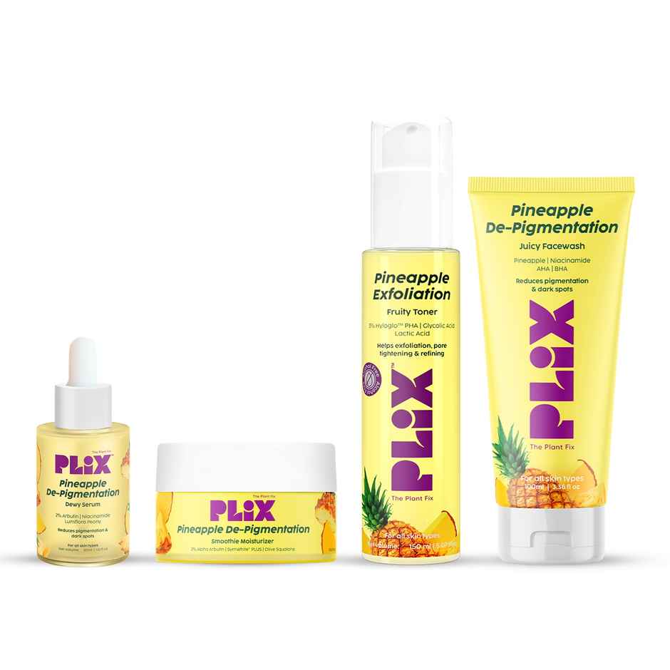 Plix The Plant Fix Pineapple De-Pigmentation Regime Fruity Toner Dewy Serum | Moisturizer