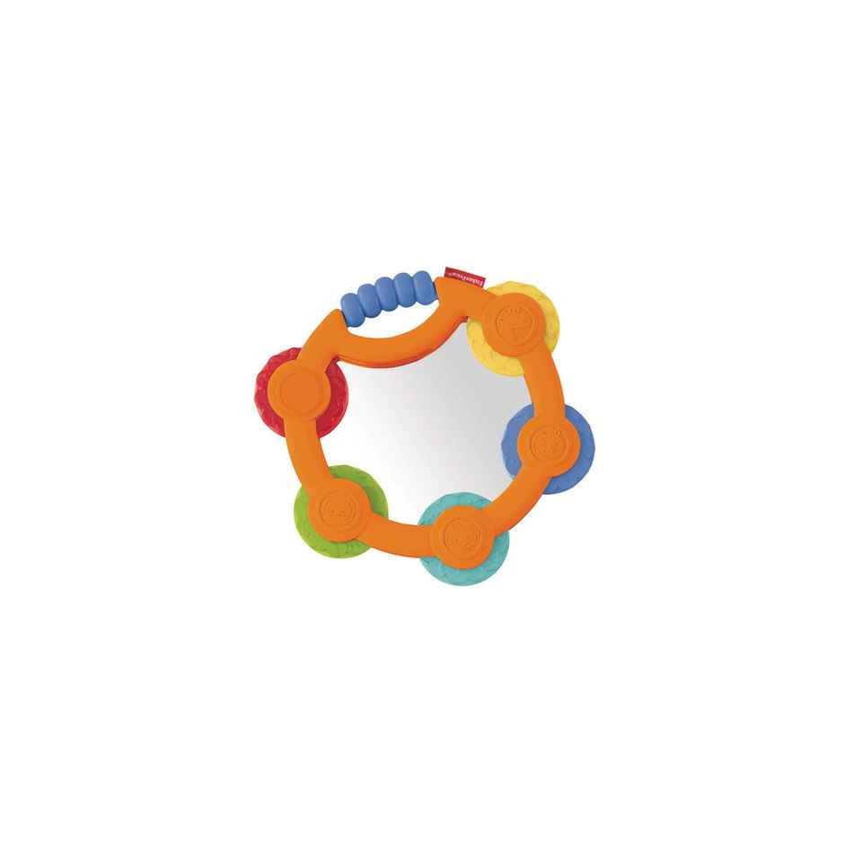 Mattel Games Fisher Price Tambourine And Maracas Gift Set That Offers Shakin Rattlin And Clackin Fun