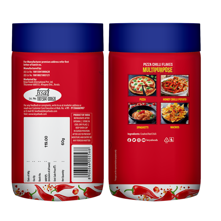 Keya Italian Pizza Chilli Flakes Sprinkler