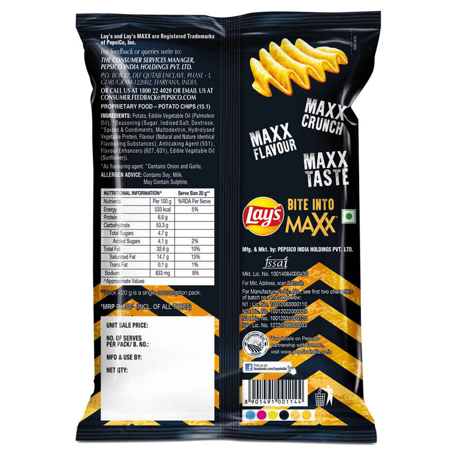 Lay’s Maxx Potato Chips - Sizzling Barbeque