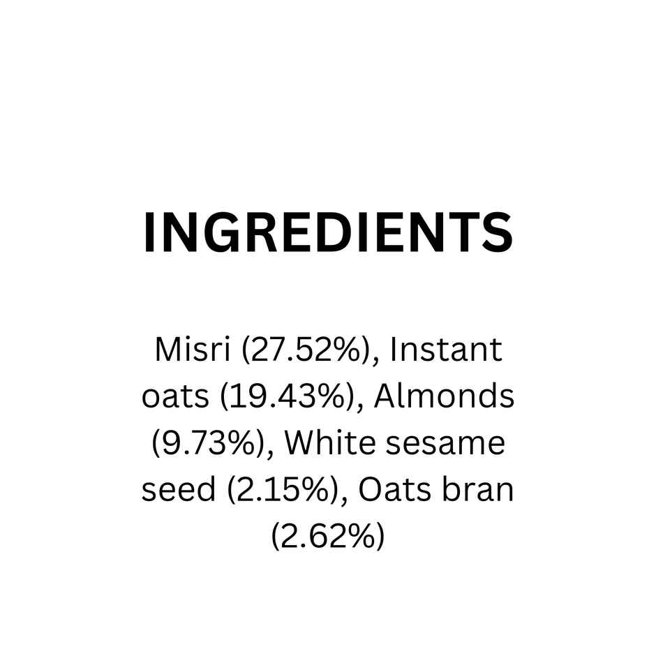 Two Brothers Almond Oat & Mishri Nutri-Bar Pack 3 Bars