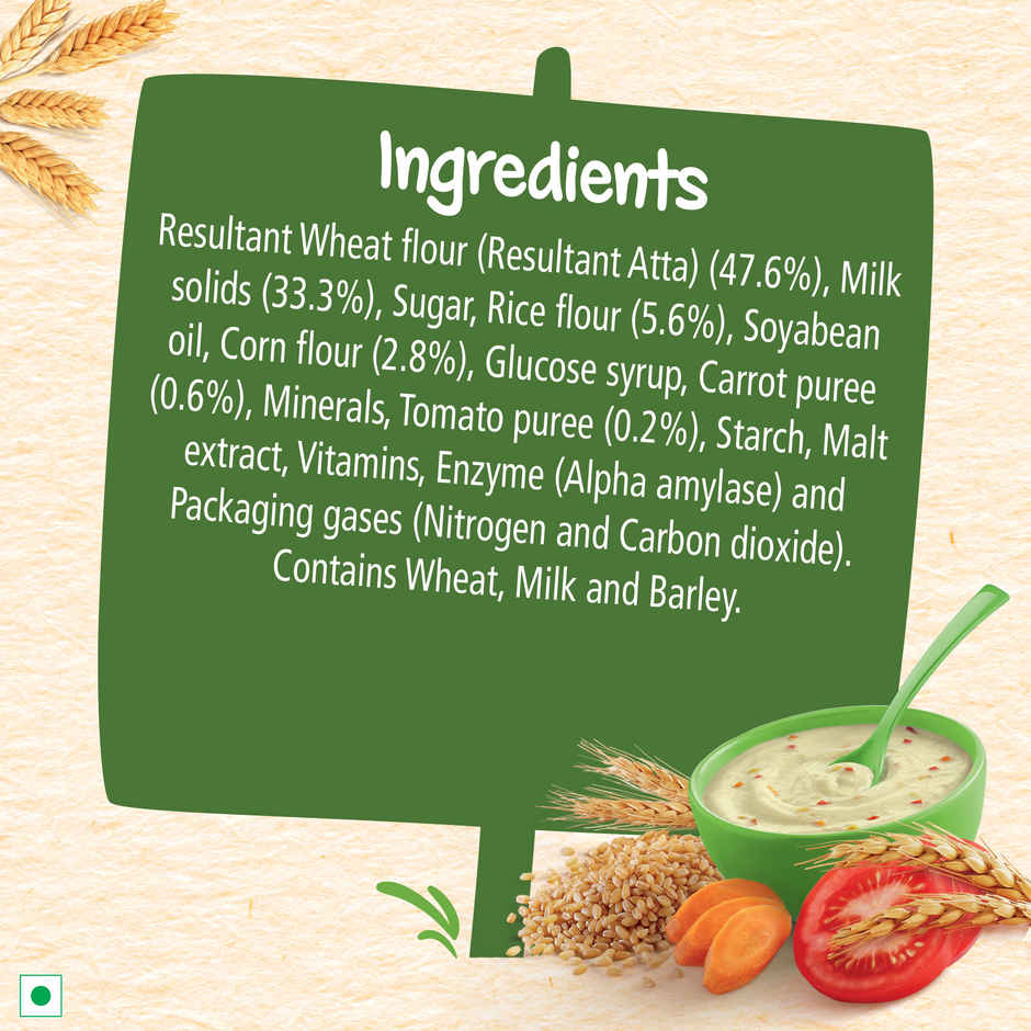 Nestle Cerelac Baby Cereal with Milk Wheat - Rice Mixed Veg | 10 to 24 Months | Iron | Protein