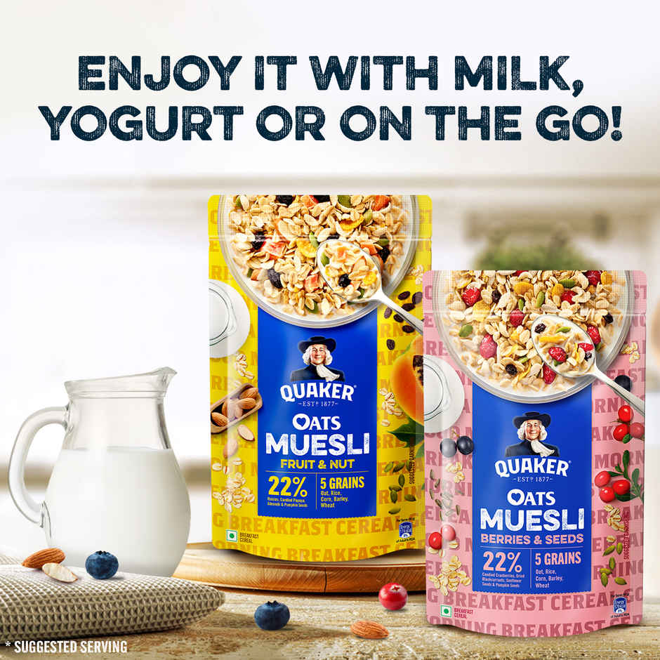 Quaker Oats Fruit And Nut Muesli