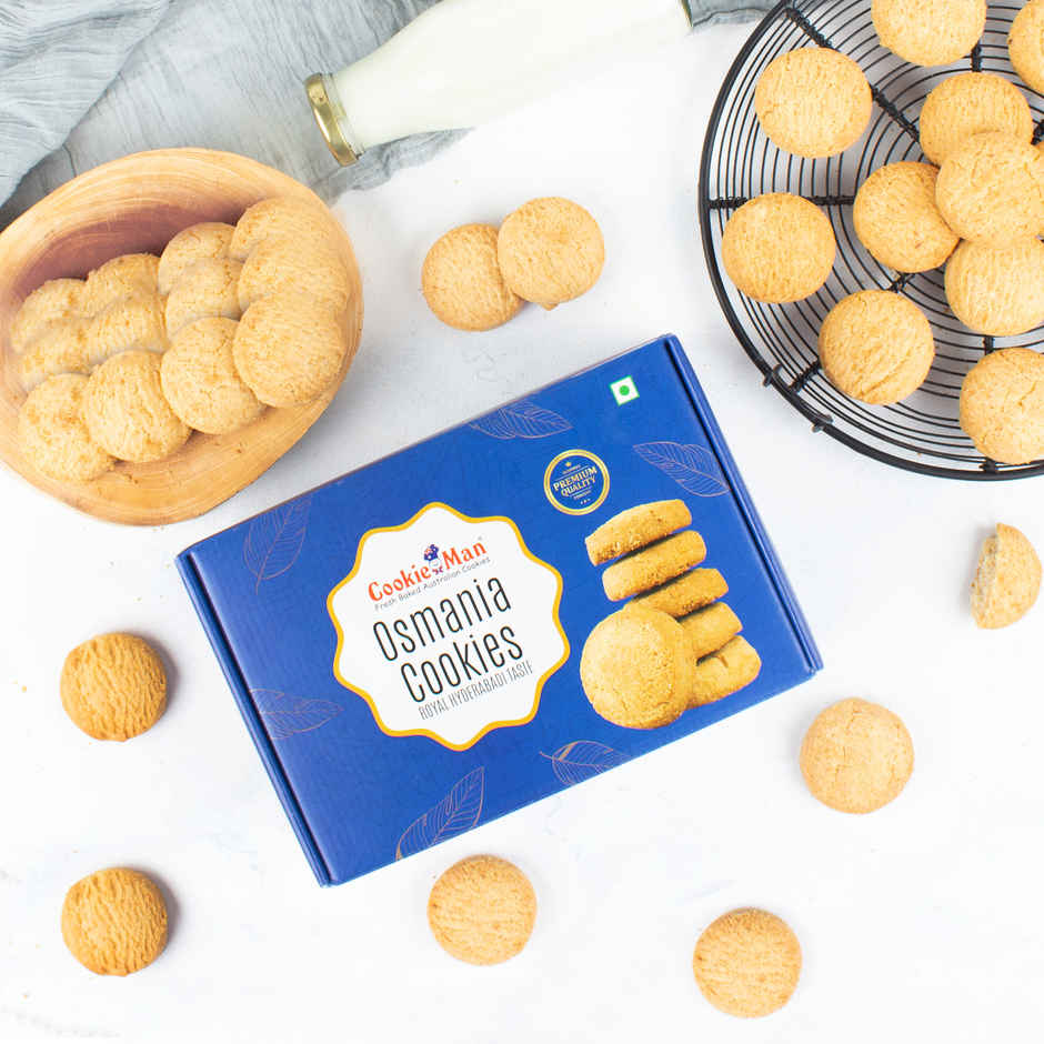 CookieMan Osmania Butter Flavoured Biscuits | Dairy-free Combo