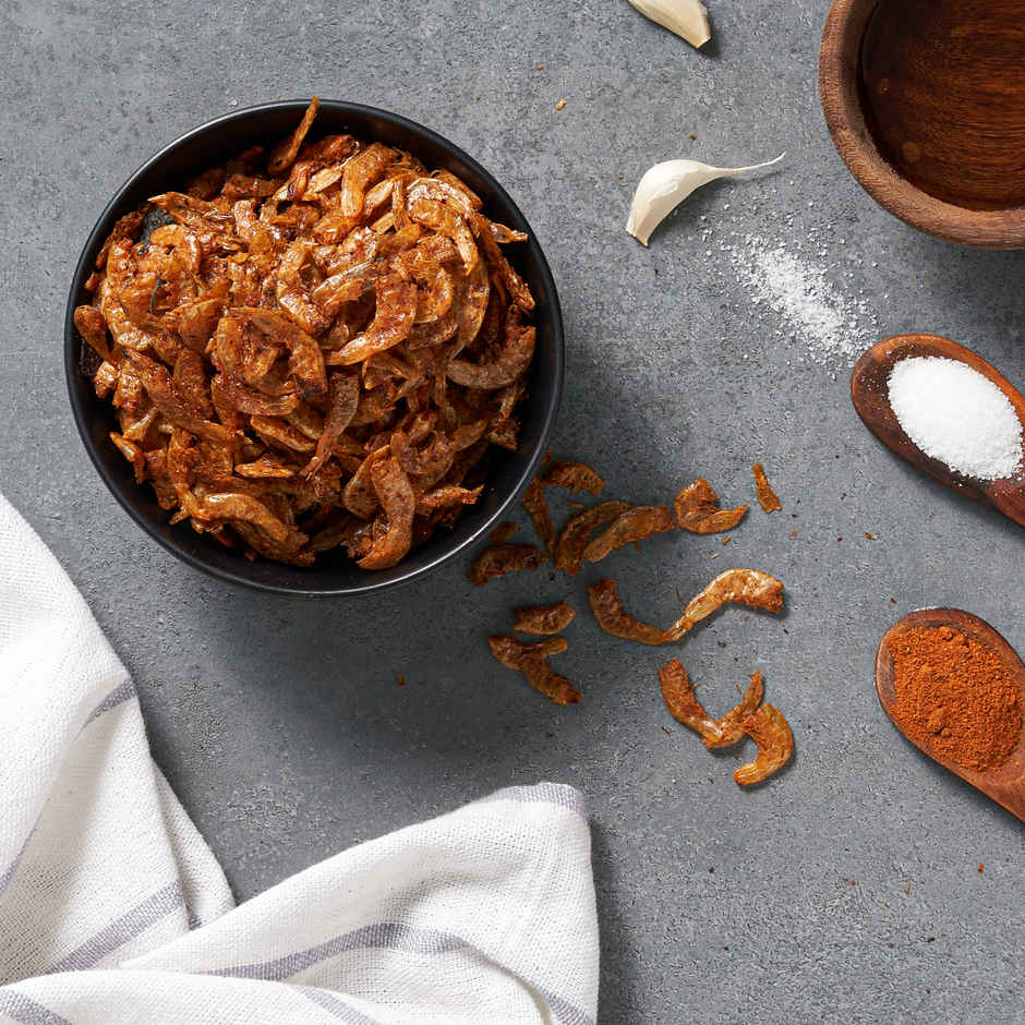 Granny's Village Dry Fish Prawns Big (Spicy)