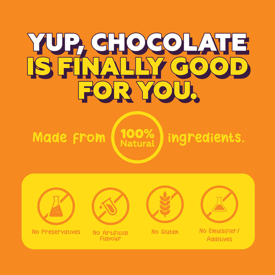 Yogabar No Added Sugar Nutty Fudge Brownie Dessert Bar