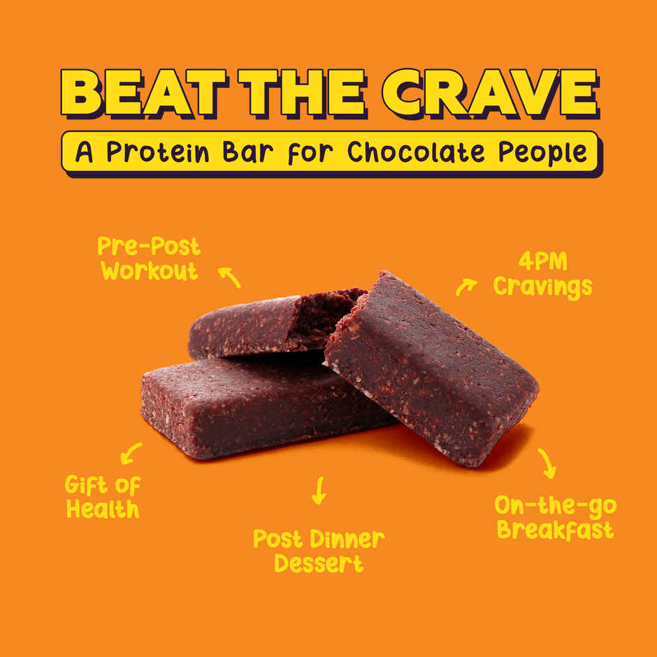 Yogabar No Added Sugar Nutty Fudge Brownie Dessert Bar