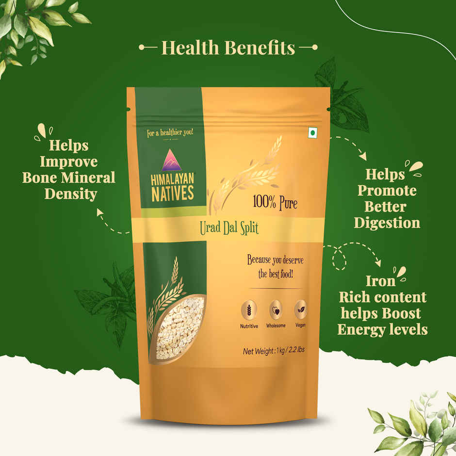 Himalayan Natives Premium Quality Urad Dal Split