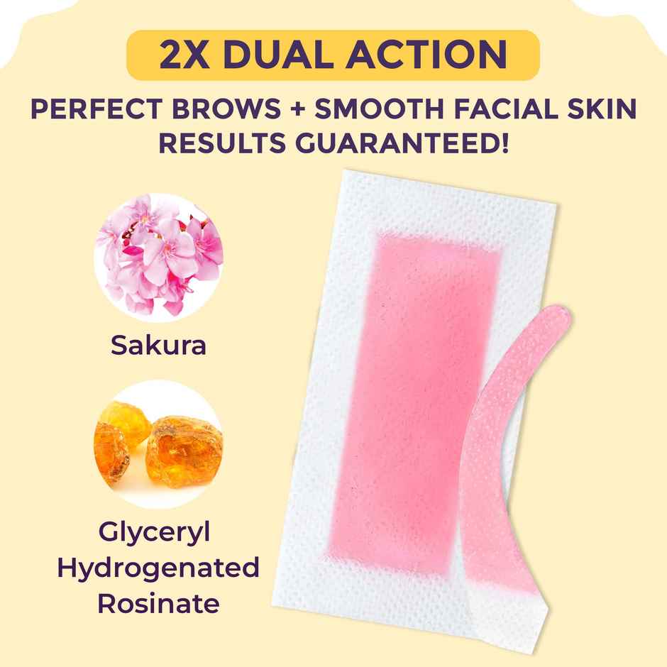 Sanfe Facial Wax Strips Sakura For Full Face