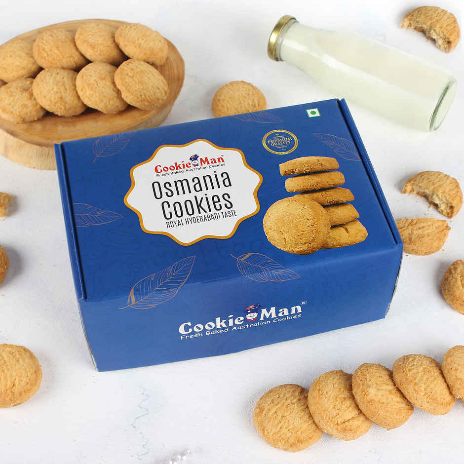 CookieMan Osmania Butter Flavoured Biscuits | Dairy-free Combo