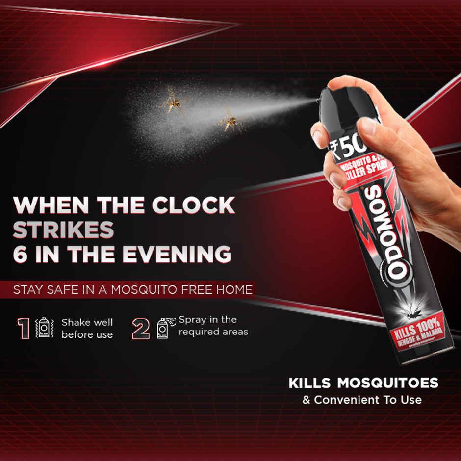 Odomos Mosquito & Flies Killer Spray