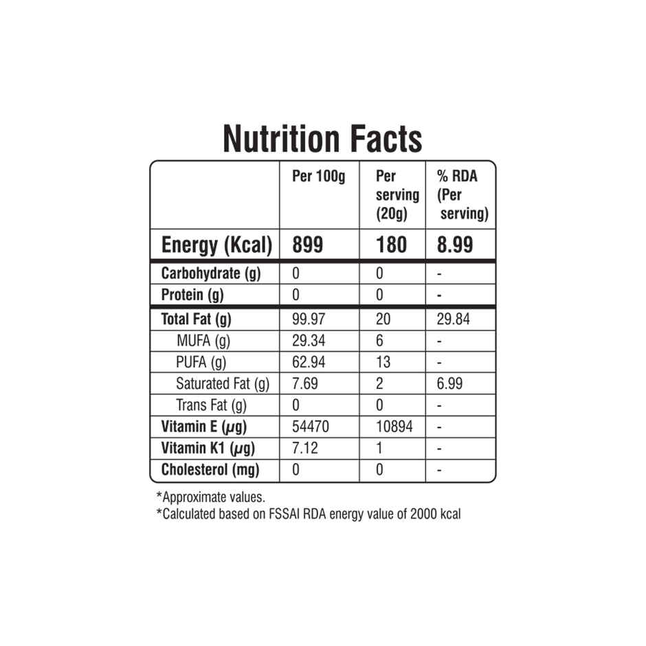 Natureland Organics Sunflower Cold Pressed Oil