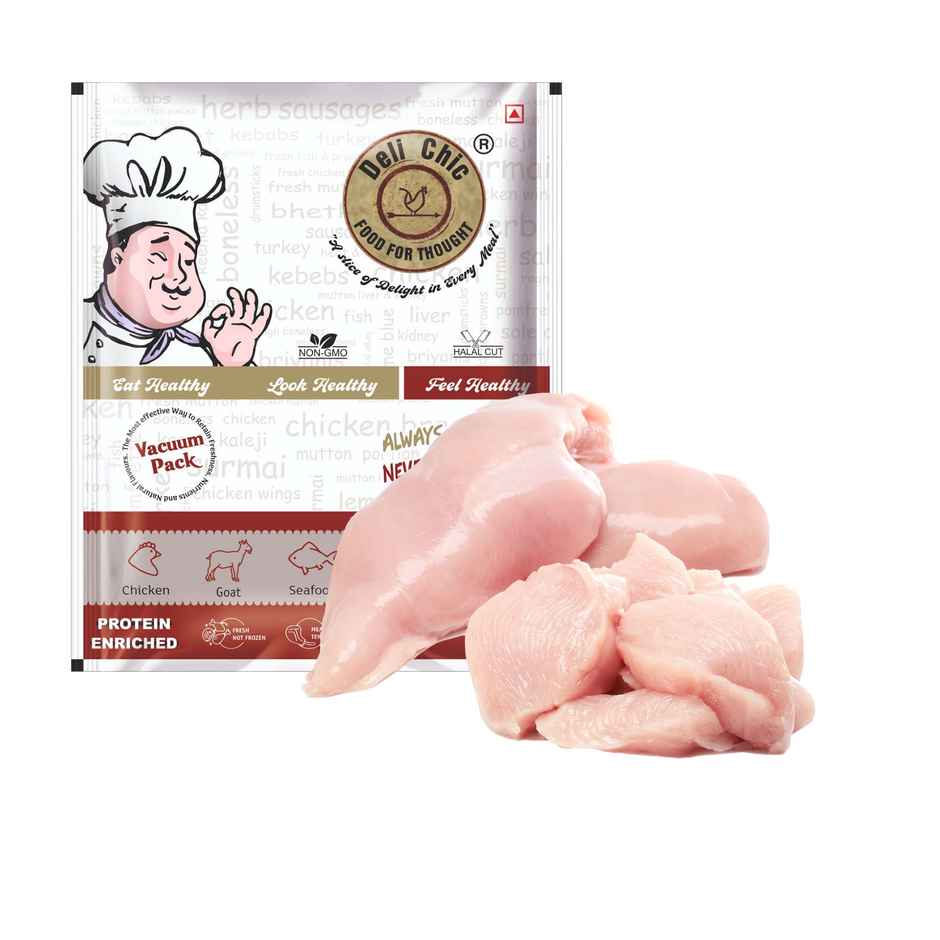 Delichic Chicken Boneless cubes