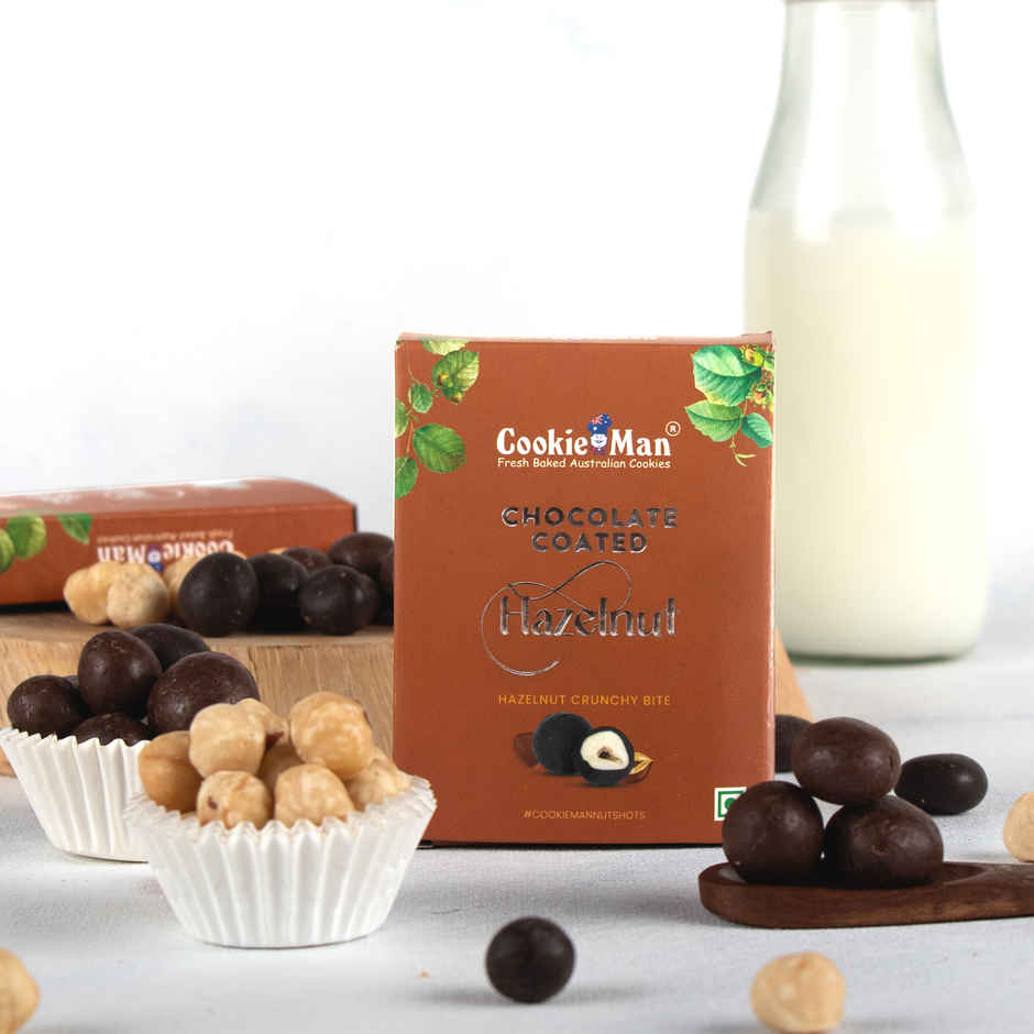 CookieMan Chocolate Coated Almonds , Hazelnut , Cranberry (pack of 3)