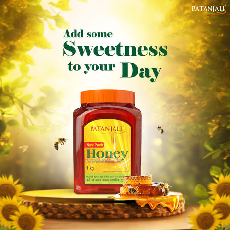 Patanjali Honey Natural Shahed No Added Sugar Sahad