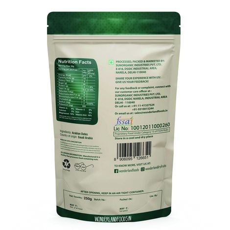 Wonderland Foods Arabian Dates