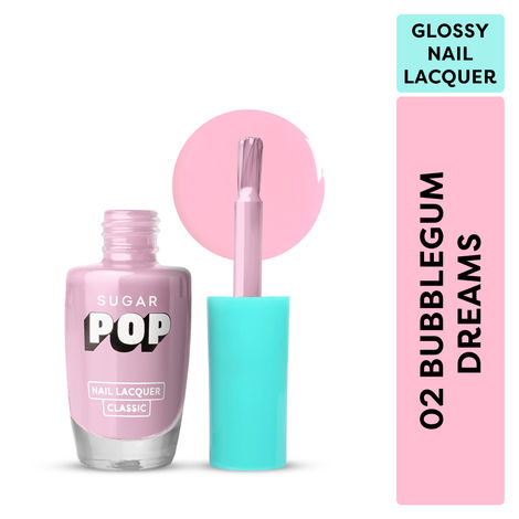 SUGAR POP Quick Drying Ultra Long-wear Glossy Finish Nail Lacquer - Bubblegum Dreams