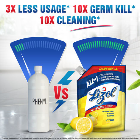 Lizol Citrus Floor Cleaner Liquid