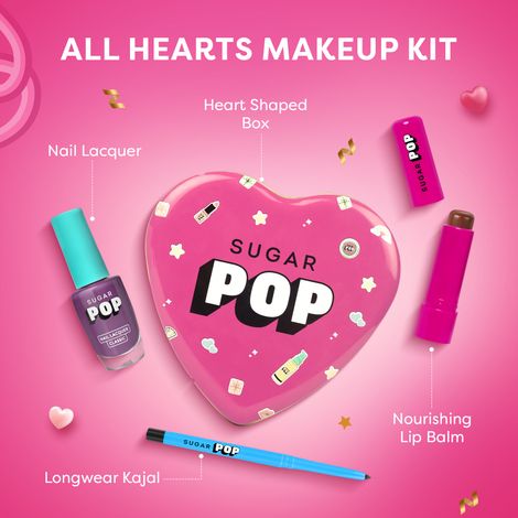 SUGAR POP All Hearts Makeup Kit