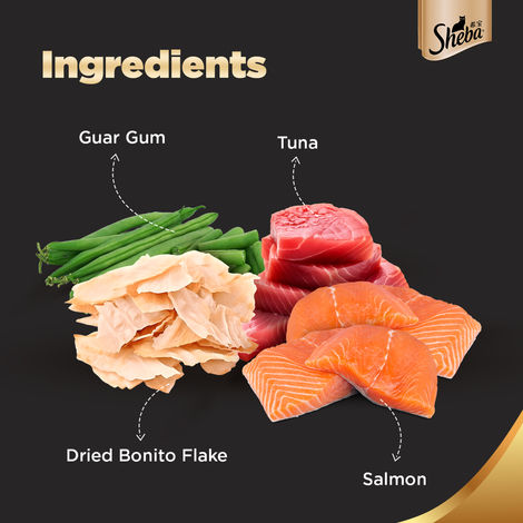 Sheba Rich Adult Skipjack & Salmon Flavour Wet Cat Food