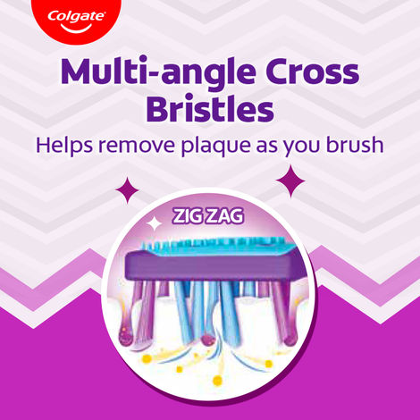 Colgate ZigZag Medium Bristle Toothbrush