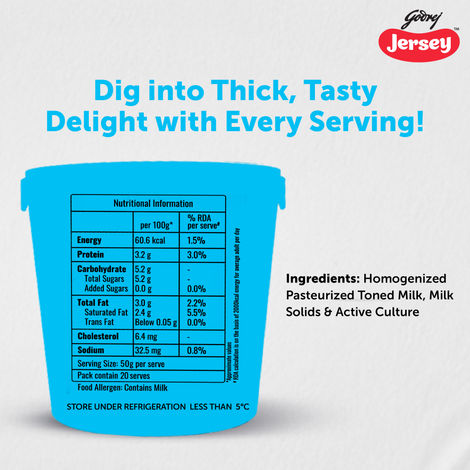 Godrej Jersey Curd Tub