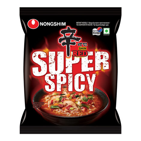 Korean Nongshim Shin Red Super Spicy Veg