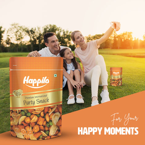 Happilo International Party Snack|Peanuts, Green Peas|Healthy Snack