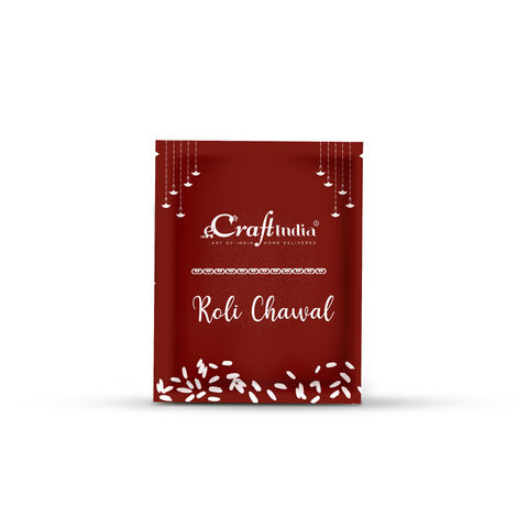 Peacock Designer Rakhi & Roli Chawal Pack (eCraftIndia)