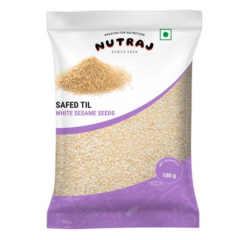 Nutraj Classic Safed Til (White Sesame Seeds Natural)