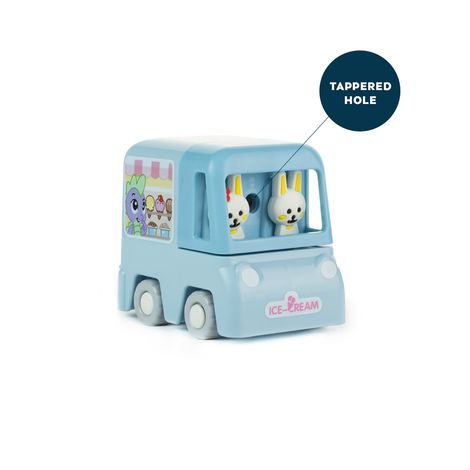 Qips Car Shaped Rotary Machine Pencil Sharpener - 308 Blue