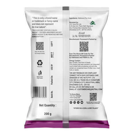 Nutraj Phool Makhana | Popped - Lotus Seeds