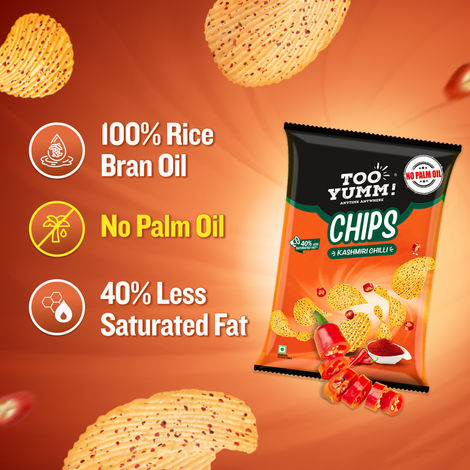 Too Yumm! Kashmiri Chilli Spicy Potato Chips| No Palm Oil Snacks